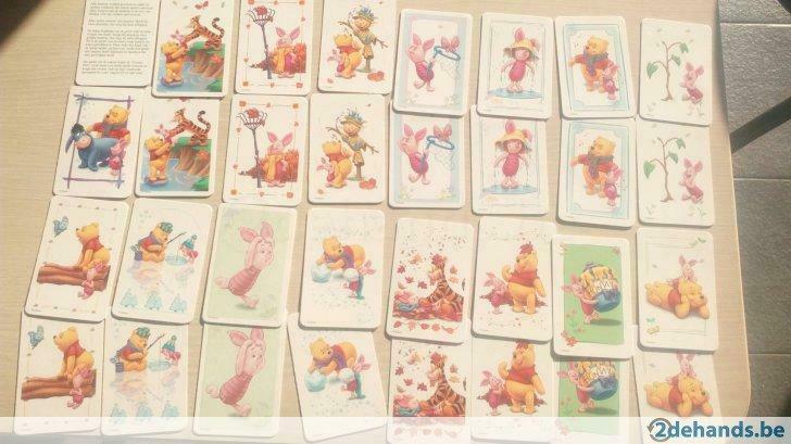 Kwartetspel en zwarte pietspel in 1 doos Winnie The Pooh, Verzenden, Gebruikt