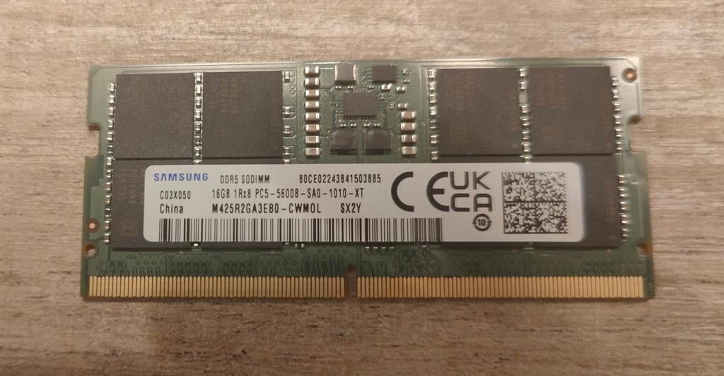 Samsung M425R2GA3BB0-CQK, Computers en Software, RAM geheugen, Laptop, DDR5, Ophalen of Verzenden