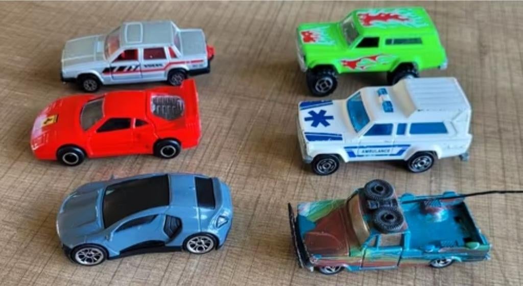 Majorette: 6 speelgoedauto's, Verzamelen, Ophalen of Verzenden, Gebruikt