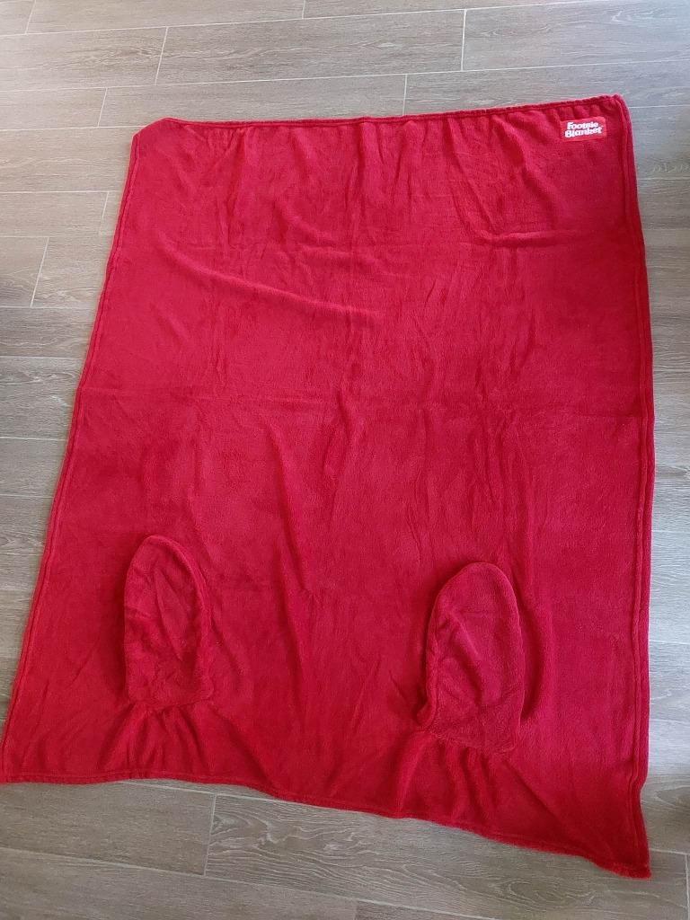 footsie blanket Nieuw zacht fleecedeken, Huis en Inrichting, Ophalen of Verzenden, Nieuw