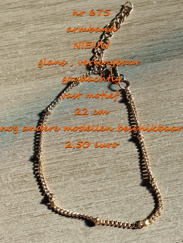 675. Bijou : bracelet, NOUVEAU, @DERNIÈRE PIÈCE@ vers libres, Envoi, Neuf, Or, Autres matériaux