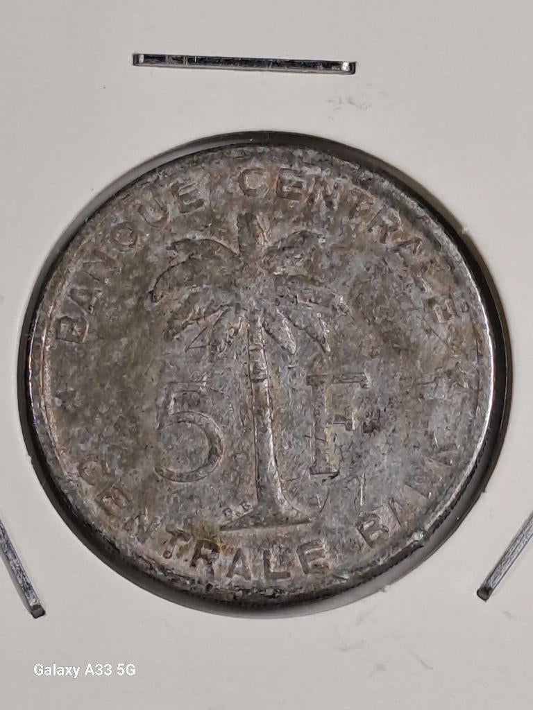 Congo-Belge , 5Francs 1956, Ophalen of Verzenden, Overige landen, Losse munt