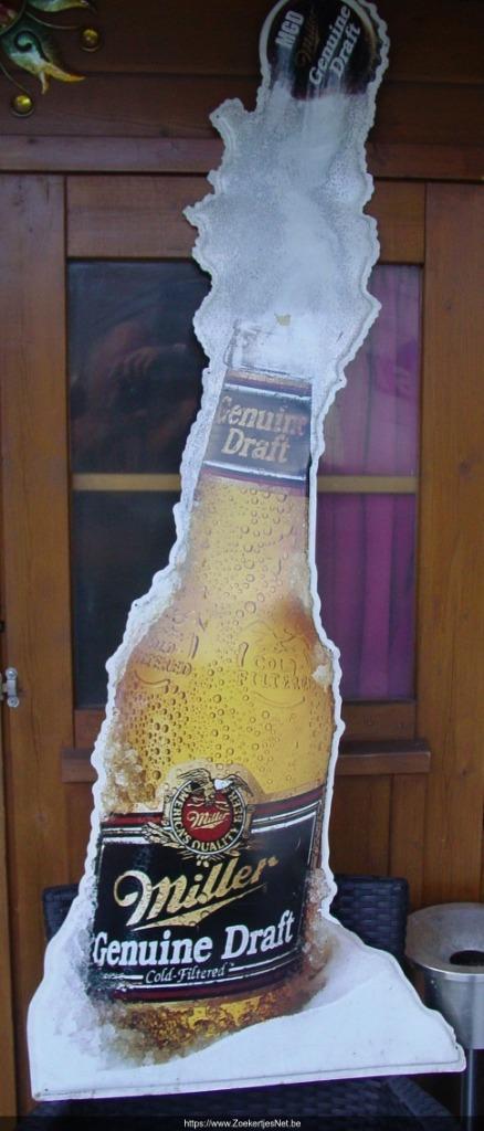 MILLER BIER REKLAME -METAAL-, Enlèvement