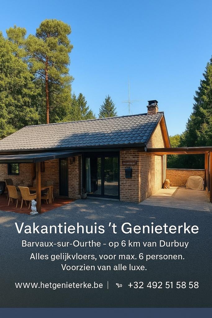 Vakantiehuis t'genieterke, Vakantie, Tv, 3 slaapkamers