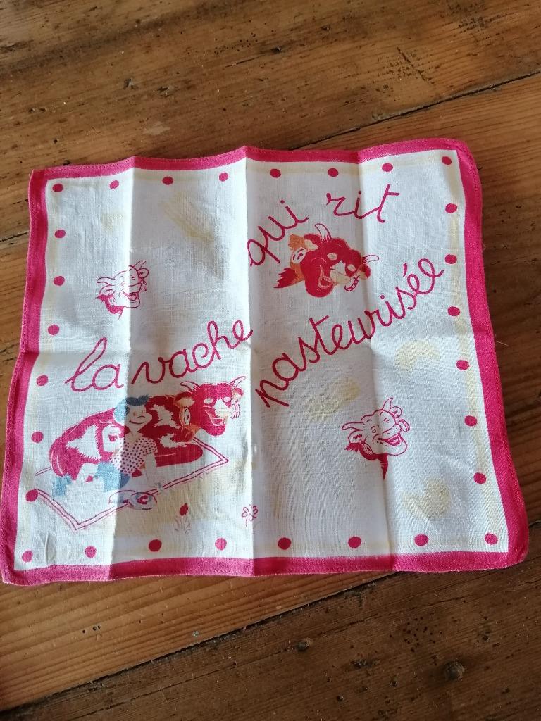 La vache qui rit zakdoekje, Ophalen of Verzenden, Zo goed als nieuw, Gebruiksvoorwerp
