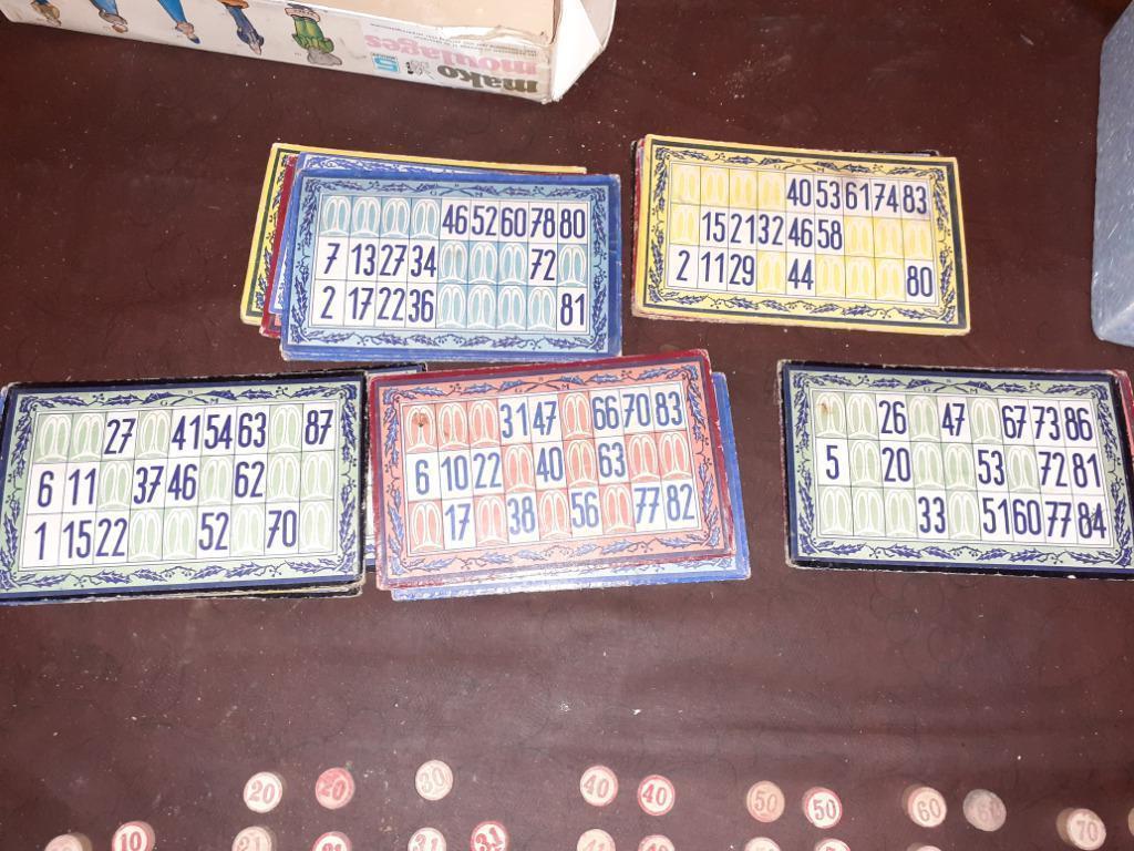 jeux loto/bingo vintage, Hobby & Loisirs créatifs, Enlèvement ou Envoi, Utilisé