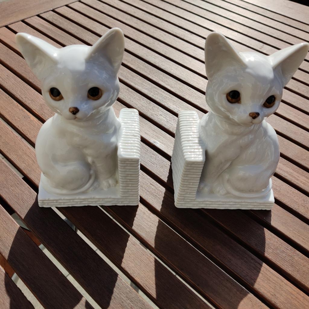 Boekensteun - kat, Antiek en Kunst, Ophalen of Verzenden