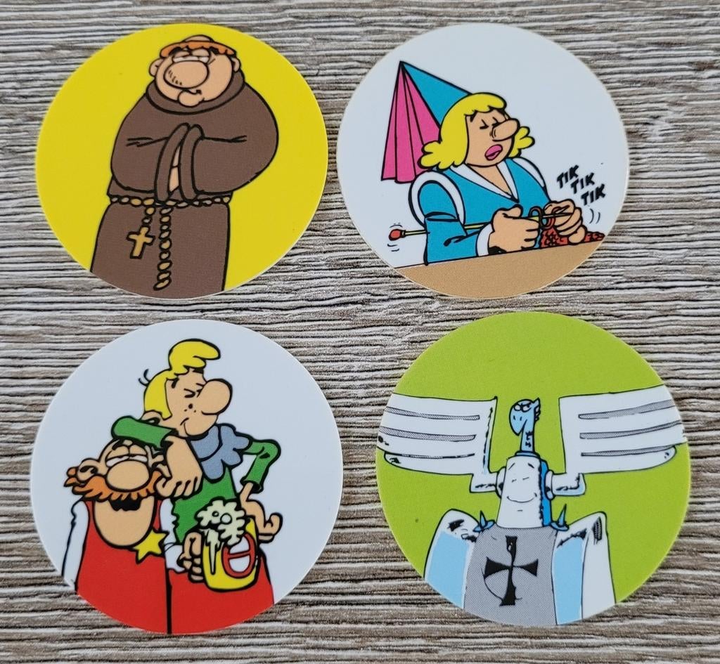 Stripreeks Robin Hood: 4 verzamelschijfjes (Skippies), Enlèvement ou Envoi, Autres personnages, Comme neuf, Image, Affiche ou Autocollant