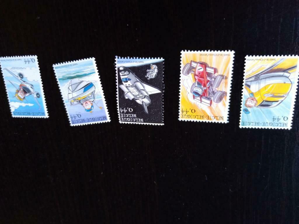 Belgie ongestempeld postzegel voertuigen, Ophalen of Verzenden, Voertuigen