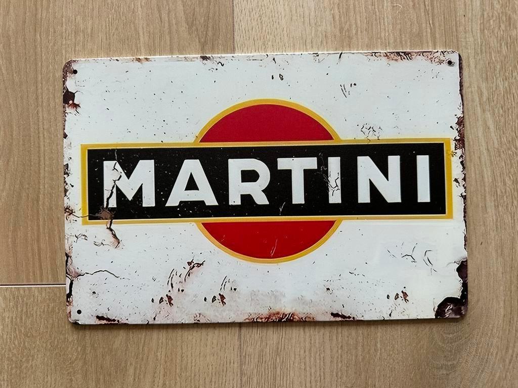 Reclamebord Martini 20x30, Verzenden, Zo goed als nieuw, Reclamebord
