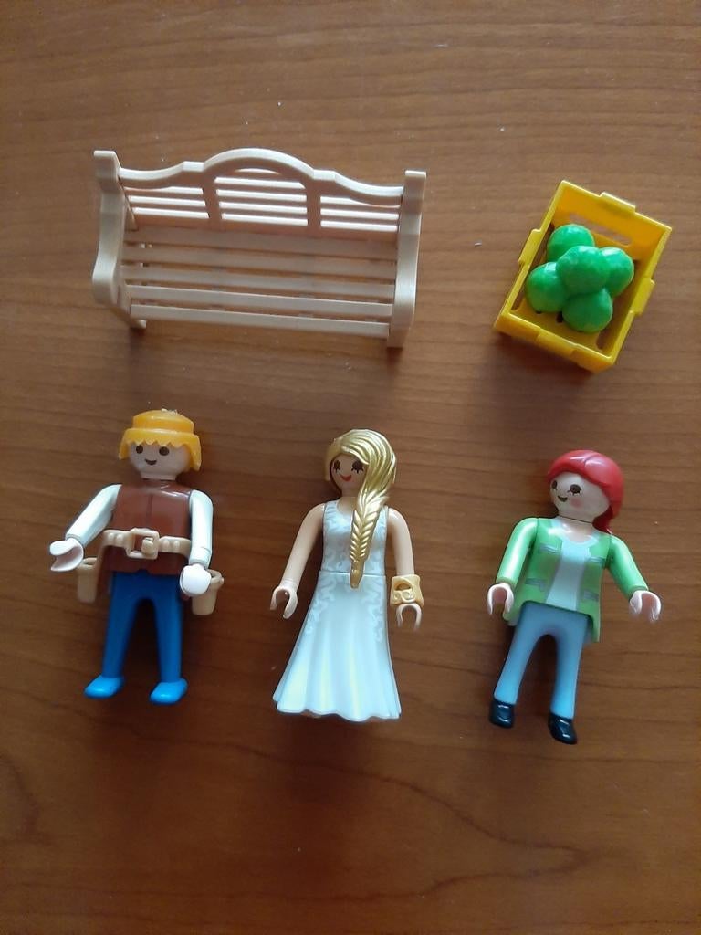 3 popjes playmobil., Kinderen en Baby's, Speelgoed | Playmobil, Ophalen of Verzenden, Zo goed als nieuw