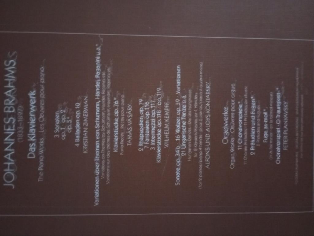 Brahms. Das Klavierwerk, Cd's en Dvd's, Ophalen of Verzenden, Zo goed als nieuw