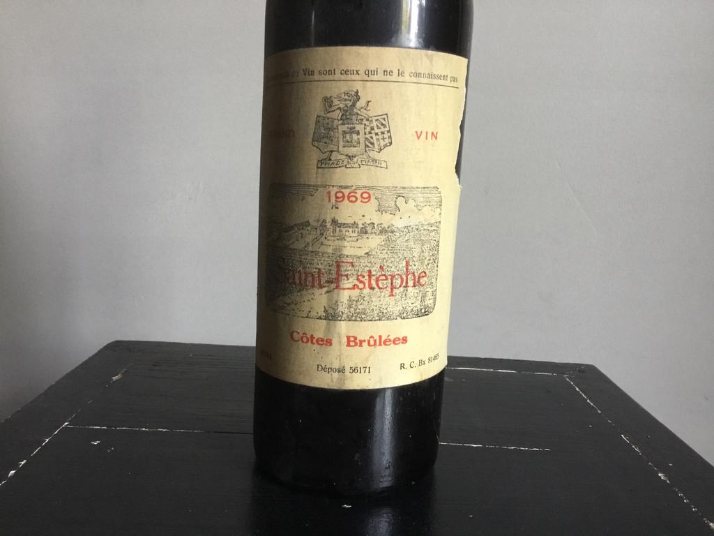 Saint-Estèphe Côtes Brulées 1969, Enlèvement, Comme neuf