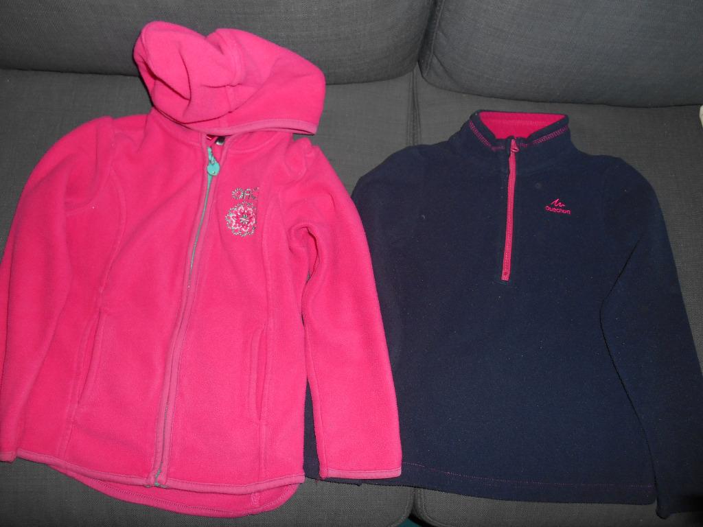set van 3 vesten + 2 truien maat 6 jaar, Gebruikt, Meisje, Trui of Vest, Ophalen of Verzenden