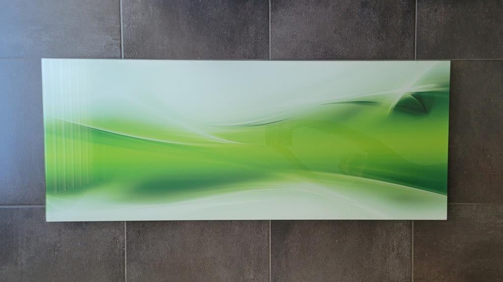 beau cadre en verre 125x50 cm, Enlèvement, Utilisé