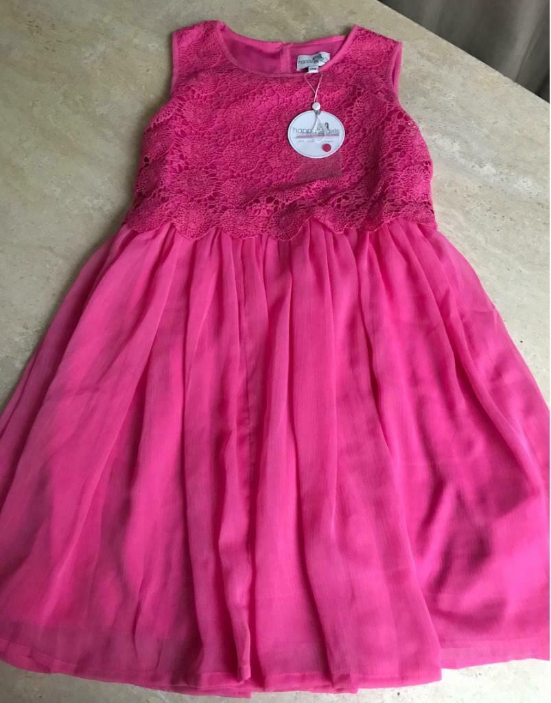 Robe de soirée "Happy Girls" rose - Taille : 146, Meisje, Nieuw, Ophalen of Verzenden, Jurk of Rok