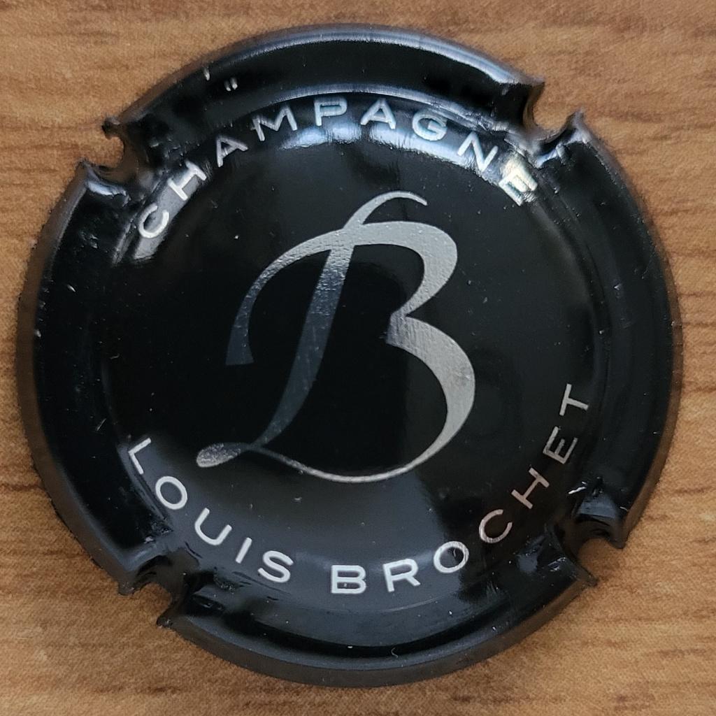 Capsule Champagne Louis BROCHET Noir & argent nr.09, Enlèvement ou Envoi, Neuf, France, Champagne