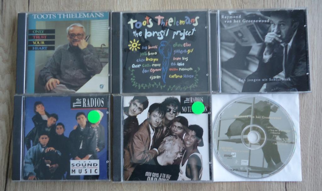 Lot 6b met 6 CD's van Toots Thielemans, Raymond Van Het Groe, Enlèvement ou Envoi, Comme neuf, Musique régionale