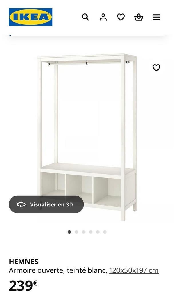 Armoire IKEA Il est démonté Il est tout nouveau, Enlèvement, Comme neuf