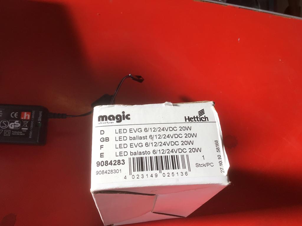Led drivers hettich 9084283 lot van 15 stuks, Enlèvement