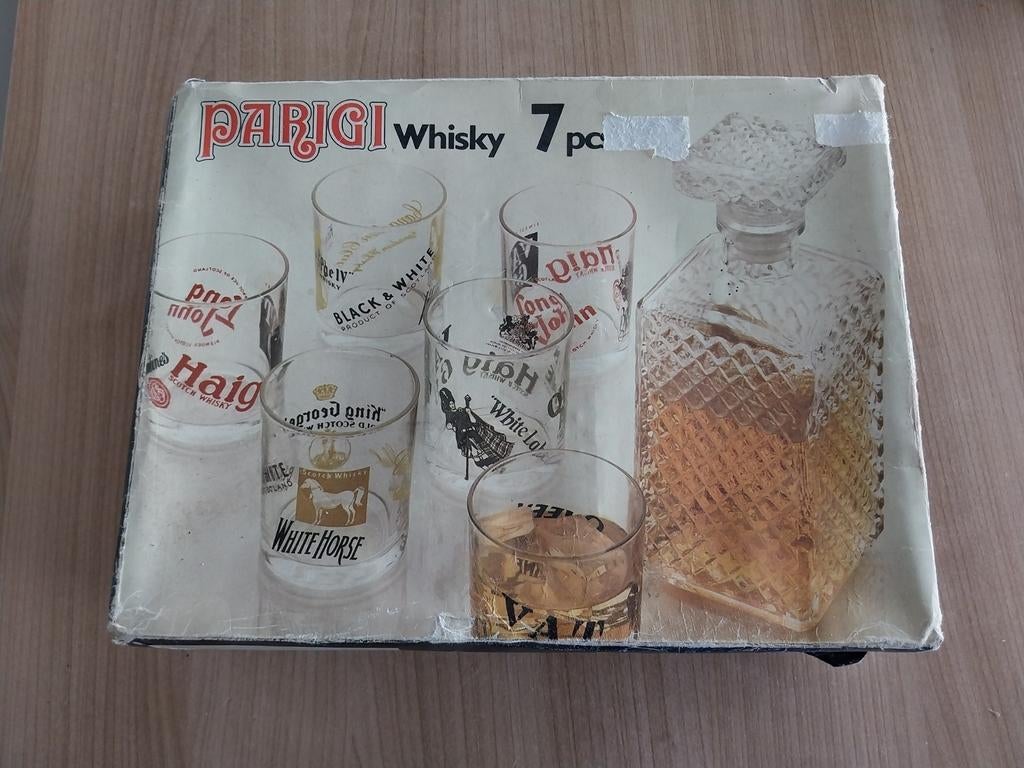Whisky set nooit gebruikt, Ophalen of Verzenden, Zo goed als nieuw