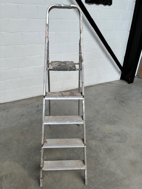 Ladder, Doe-het-zelf en Bouw, Ladders en Trappen, Ophalen, Gebruikt, Ladder, Opvouwbaar of Inschuifbaar