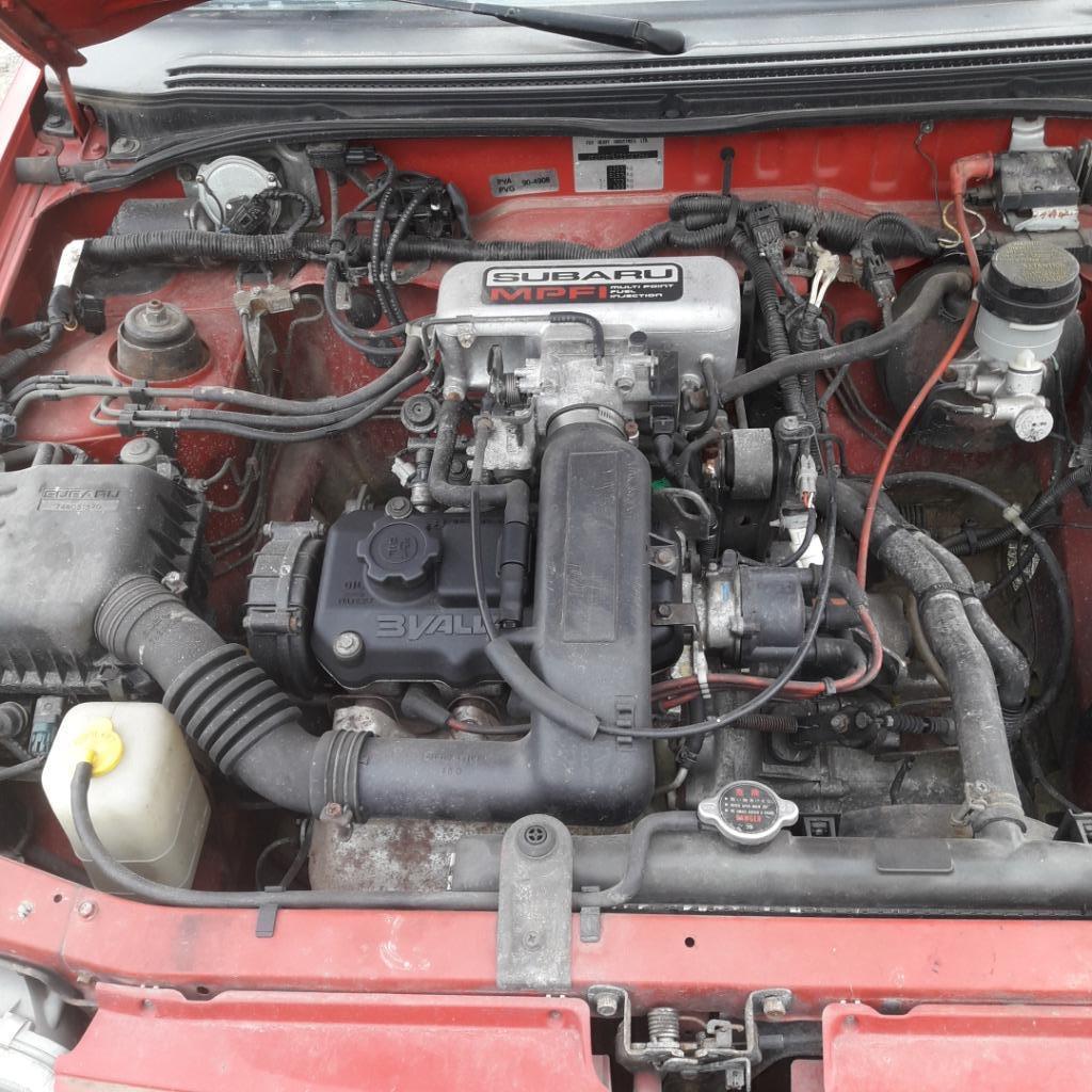 Subaru Justy 4x4 Oldtimer (3 voitures), Autos, Rouge, Justy, Achat, Entreprise