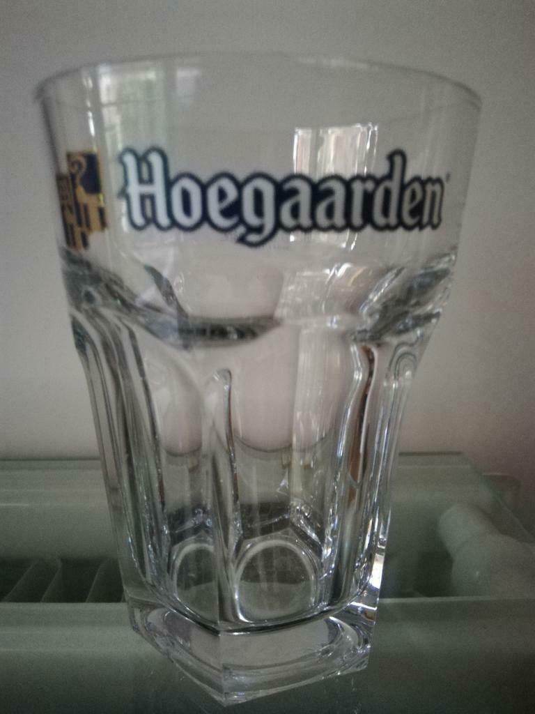 Verres à bière Hoegaarden SOLDES 50% = 0,50€, Enlèvement, Comme neuf