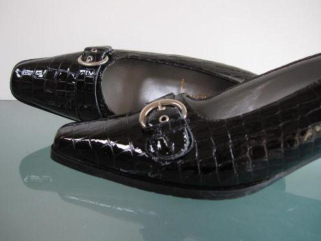 Gratis Verzenden | Alexandria nieuwe croco zwarte pumps 36, Kleding | Dames, Schoenen, Nieuw, Pumps, Zwart, Verzenden