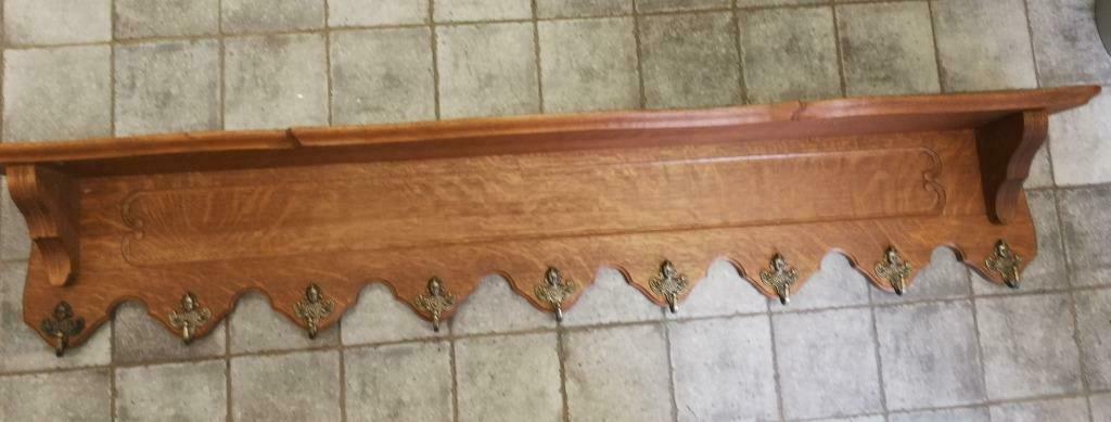 Porte-manteaux en chêne, Gebruikt, Minder dan 100 cm, Hout, Ophalen