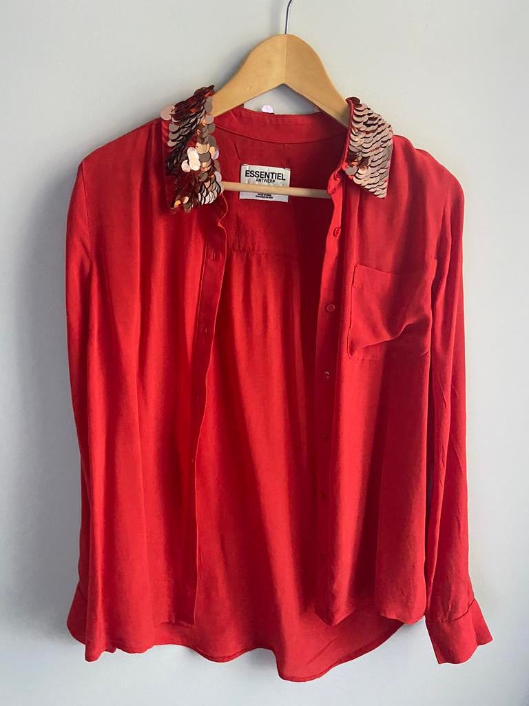 Blouse Essentiel Antwerp 34, Kleding | Dames, Ophalen of Verzenden, Rood