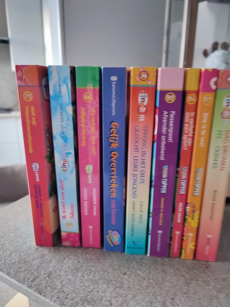 9 Tina topper kinder- jeugd boeken, Ophalen