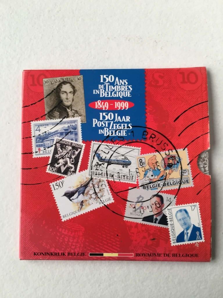 50 jaar postzegels in België, Met envelop, Niet gestempeld, Ophalen of Verzenden, Postfris