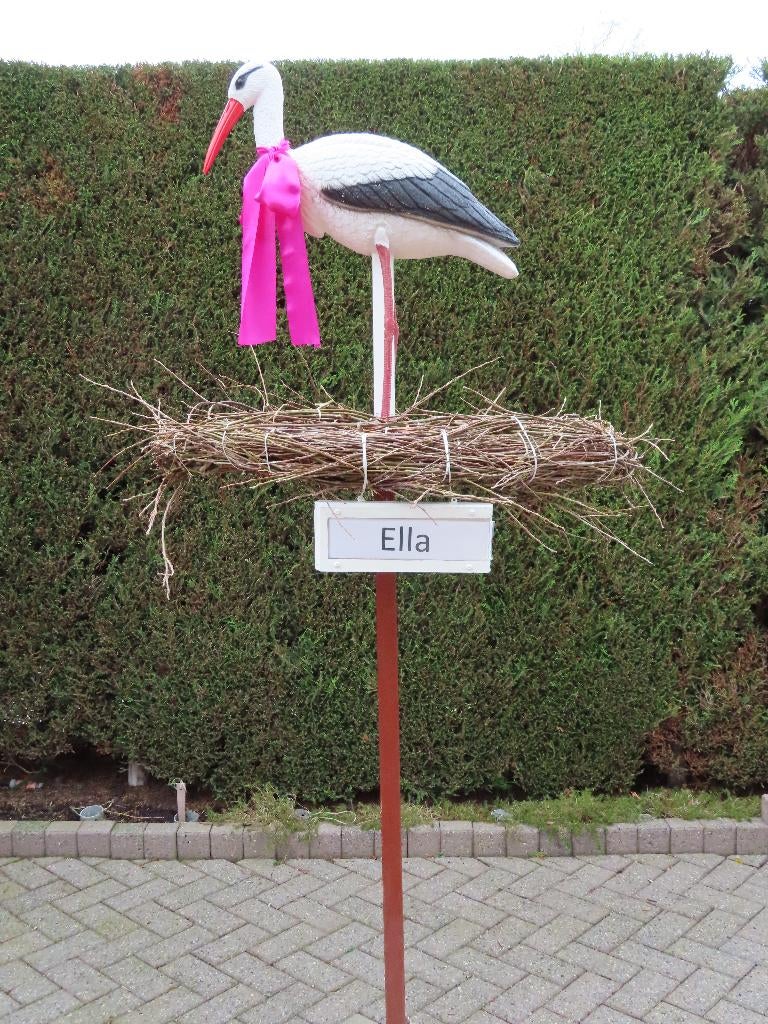 Geboorte ️ ooievaar geen waarborg unieke keuze., Ophalen, Nieuw, Geboortebord