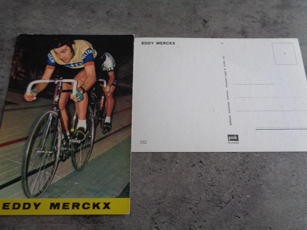 wielrennen MERCKX EDDY  postkaart samo chips pok ED., Sport en Fitness, Ophalen of Verzenden