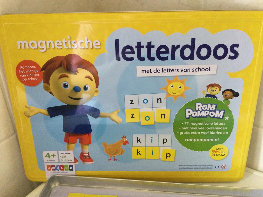 Magnetische letterdoos - Zwijsen - 4+ jaar, Kinderen en Baby's, Ophalen of Verzenden, Zo goed als nieuw, Taal en Lezen