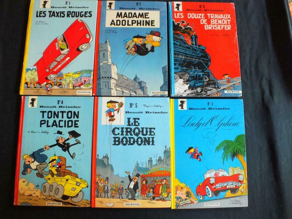 BENOIT BRISEFER (9 ALBUMS).EDITIONS DUPUIS, Livres, Série complète ou Série, Enlèvement ou Envoi, Utilisé, Peyo