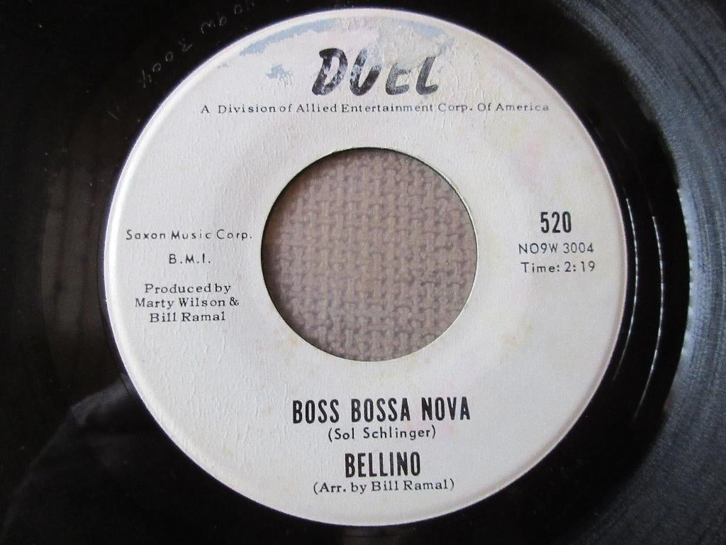 Bellino – Boss Bossa Nova / Boss rock, Single, Utilisé, 7 pouces, R&B et Soul