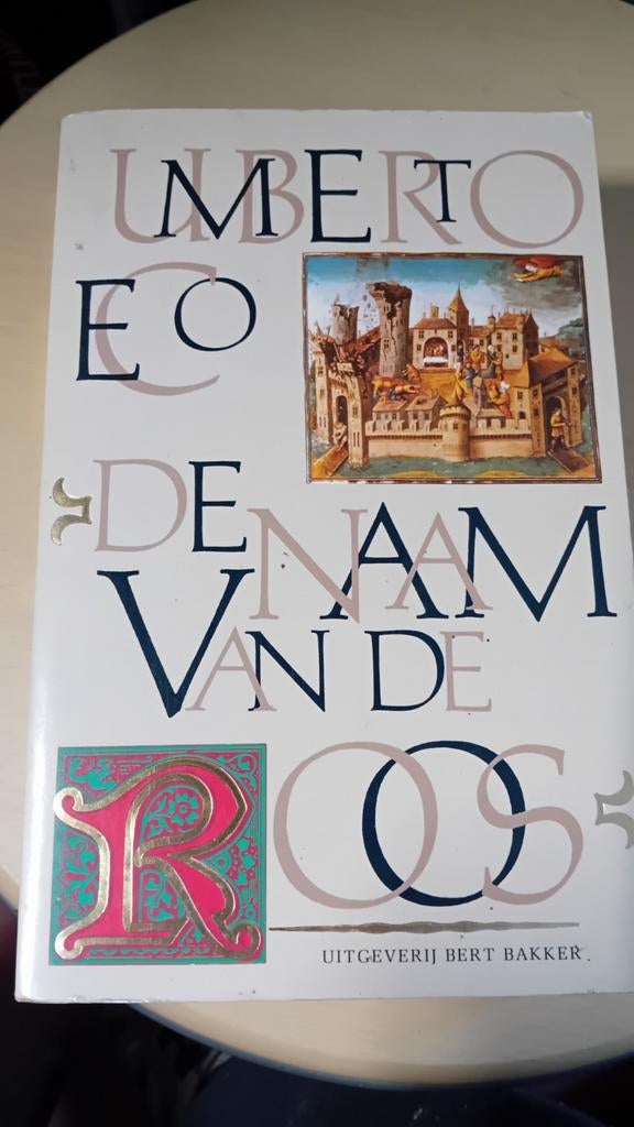 DE NAAM VAN DE ROOS umberto eco, Ophalen of Verzenden, Zo goed als nieuw