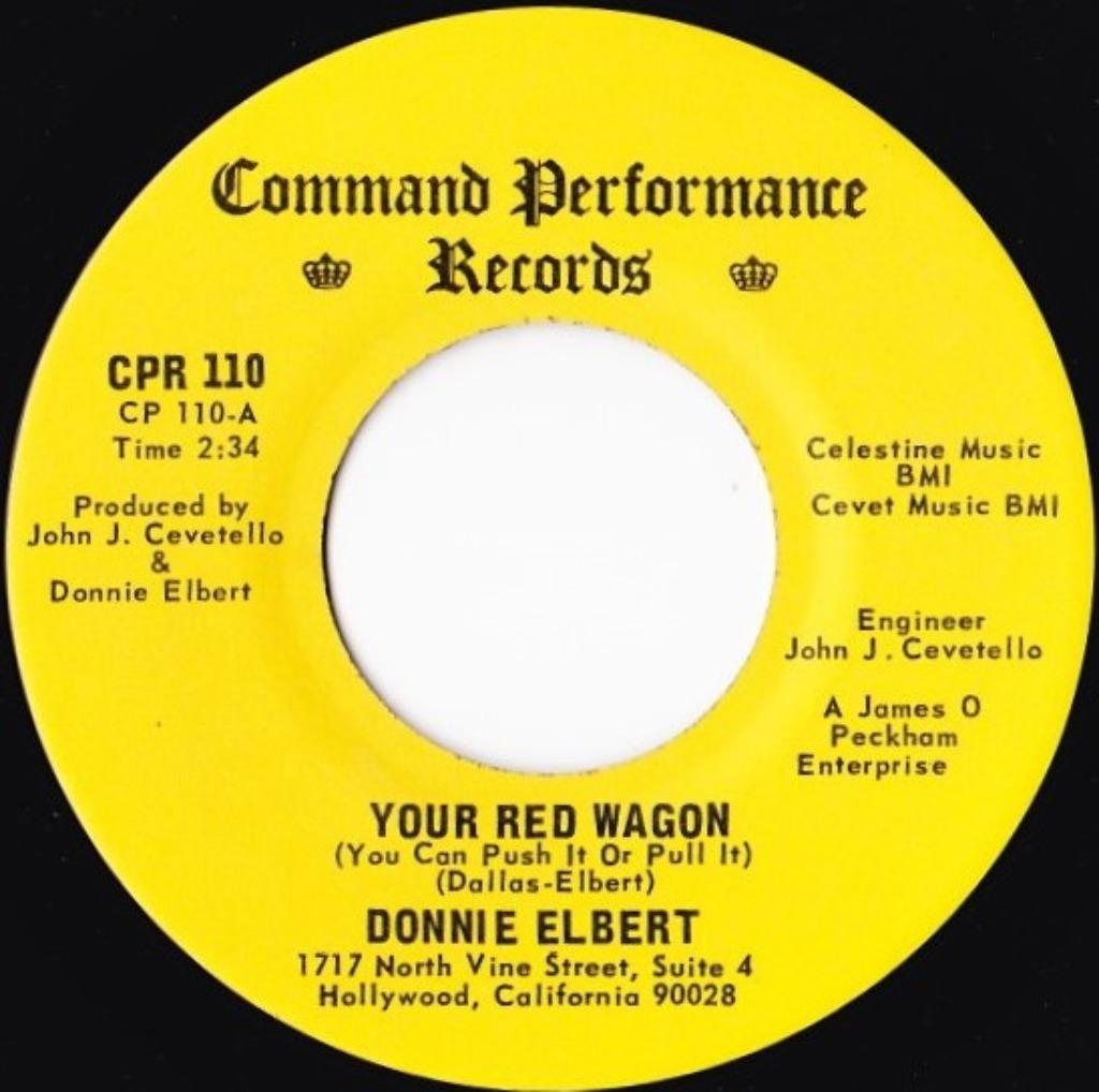 Donnie Elbert – Your Red Wagon - Popcorn / Northern Soul, Ophalen of Verzenden, Zo goed als nieuw, R&B en Soul
