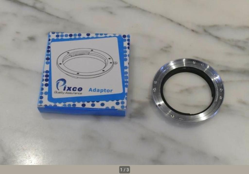 Adaptateur Leica R pour baïonnette Nikon de la marque Pixco, Enlèvement ou Envoi, Comme neuf, Autres types