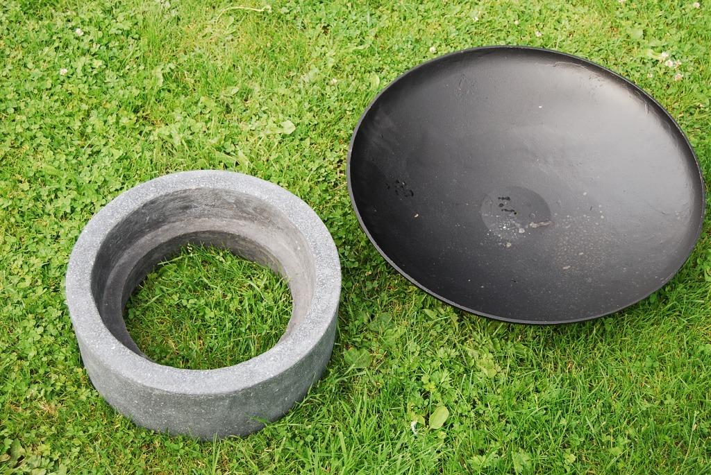 Koperslager, bbq, terrasverwarmer, gietijzeren wasbak op hou, Ophalen, Nieuw