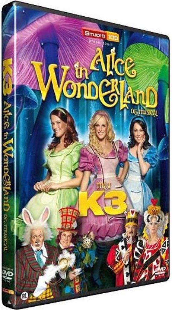 DVD- Studio 100- Alice in Wonderland met K3- De Musical, Verzenden