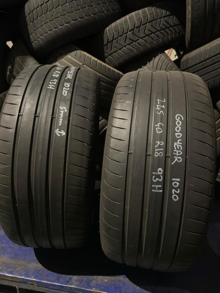 245 40 R18 93H GOODYEAR 5mm OCCASIE STUK PRIJS : 40€, Autos : Pièces & Accessoires, Enlèvement, Utilisé, BMW