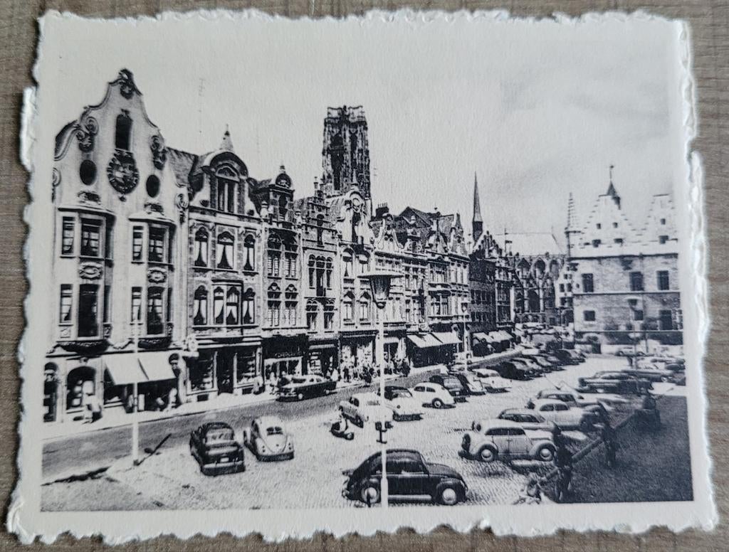 Oude fotoprent: Ijzerenleen, Mechelen, Verzamelen, Foto's en Prenten, Ophalen of Verzenden, Gebruikt, Overige onderwerpen, Foto