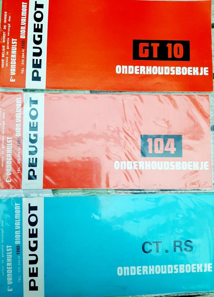 Peugeot  GT10-104-CT/RS  Instructieboek, Vélos & Vélomoteurs, Envoi, Neuf, Peugeot