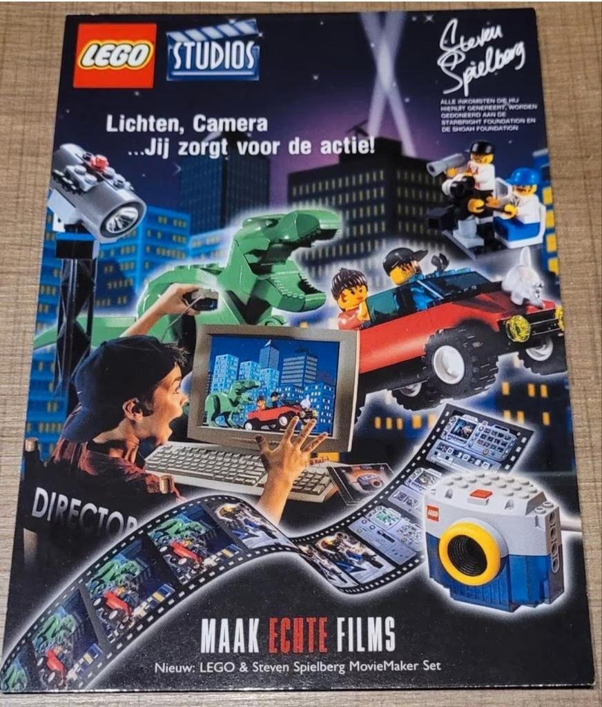 Lego: reclame-postkaart, Ophalen of Verzenden, Zo goed als nieuw, Overige typen