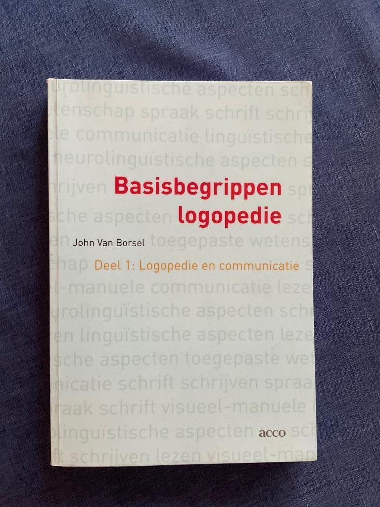 Basisbegrippen logopedie 1, Boeken, Ophalen of Verzenden, Gelezen