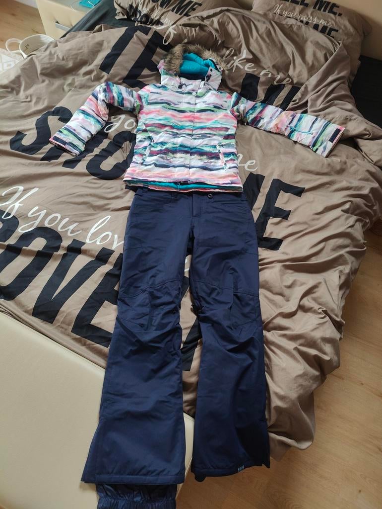 Pantalon de ski + veste pour femme, Enlèvement, Comme neuf, Taille 34 (XS) ou plus petite, Pantalon