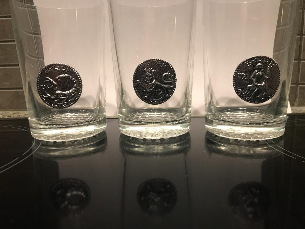 Byrrh aperitief glazen, Verzamelen, Ophalen of Verzenden, Zo goed als nieuw, Borrel- of Shotglas